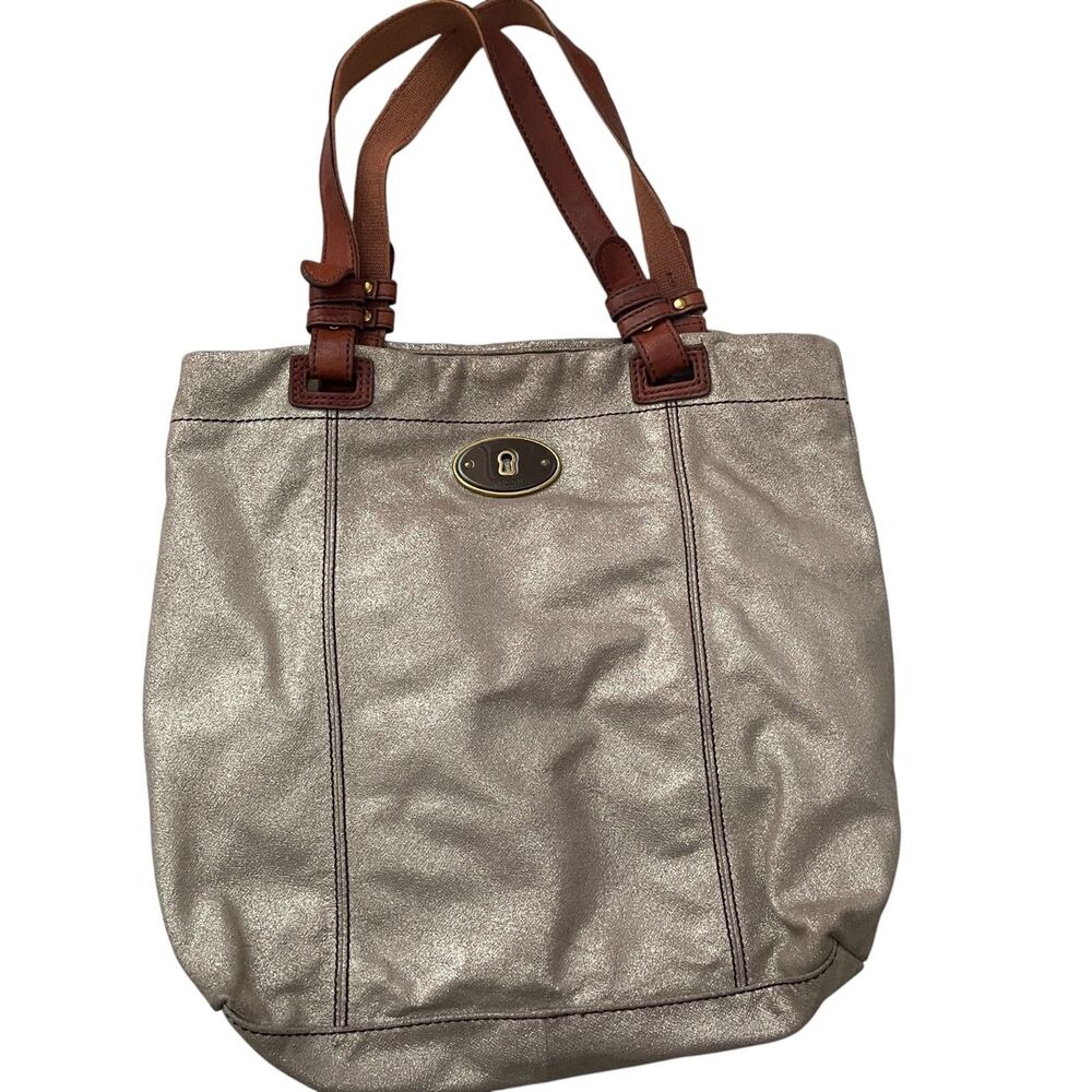 Fossil Sparkle Maddox Tote Bag‎ Leather
